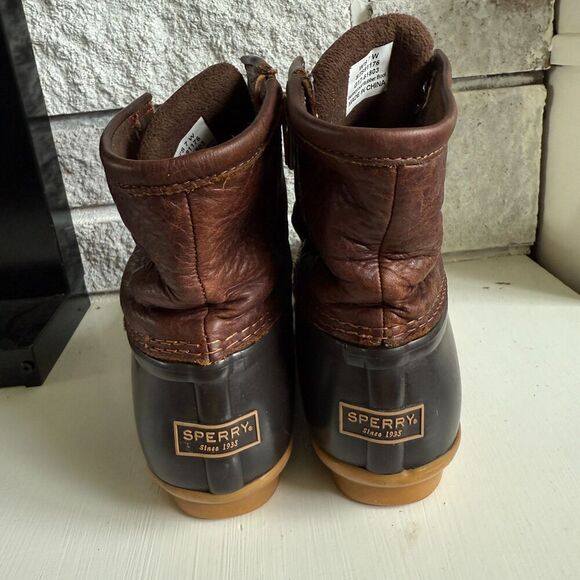 Sperry Women's Saltwater Waterproof Duck Rain Boots Outdoors Camping Hiking Sz 8 - Picture 5 of 7